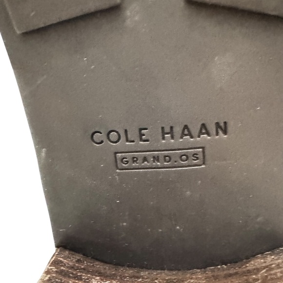 Cole Haan Kenmare Tall Harvest Brown Leather Riding Boot Sz 8.5 - Picture 12 of 12